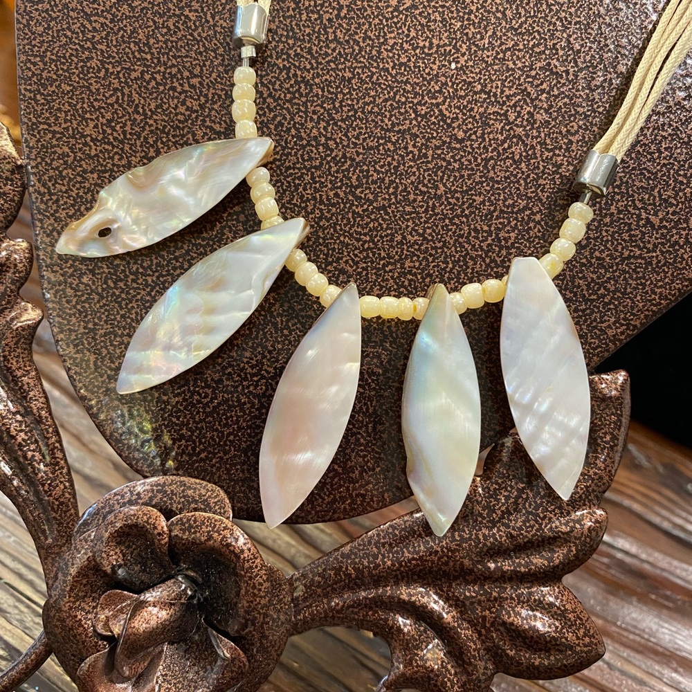 Necklace Shell Mother of Pearl Handmade